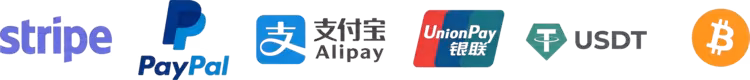 Accepted payment methods